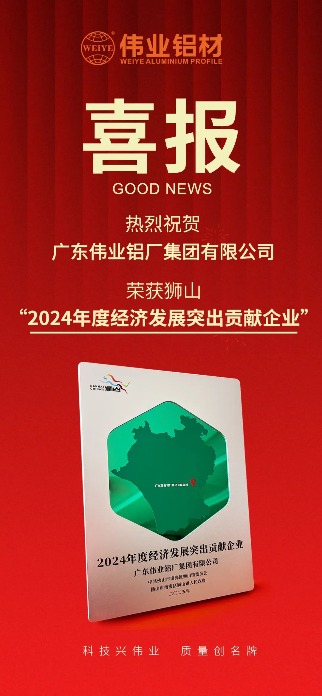 喜讯 | 广东PG电子集团荣获“狮山经济发展凸起贡献企业”赞美